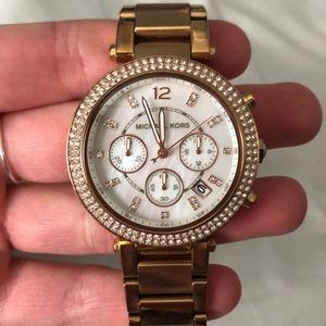 Michael Kors 39mm Rose Gold Bracelet Watch
